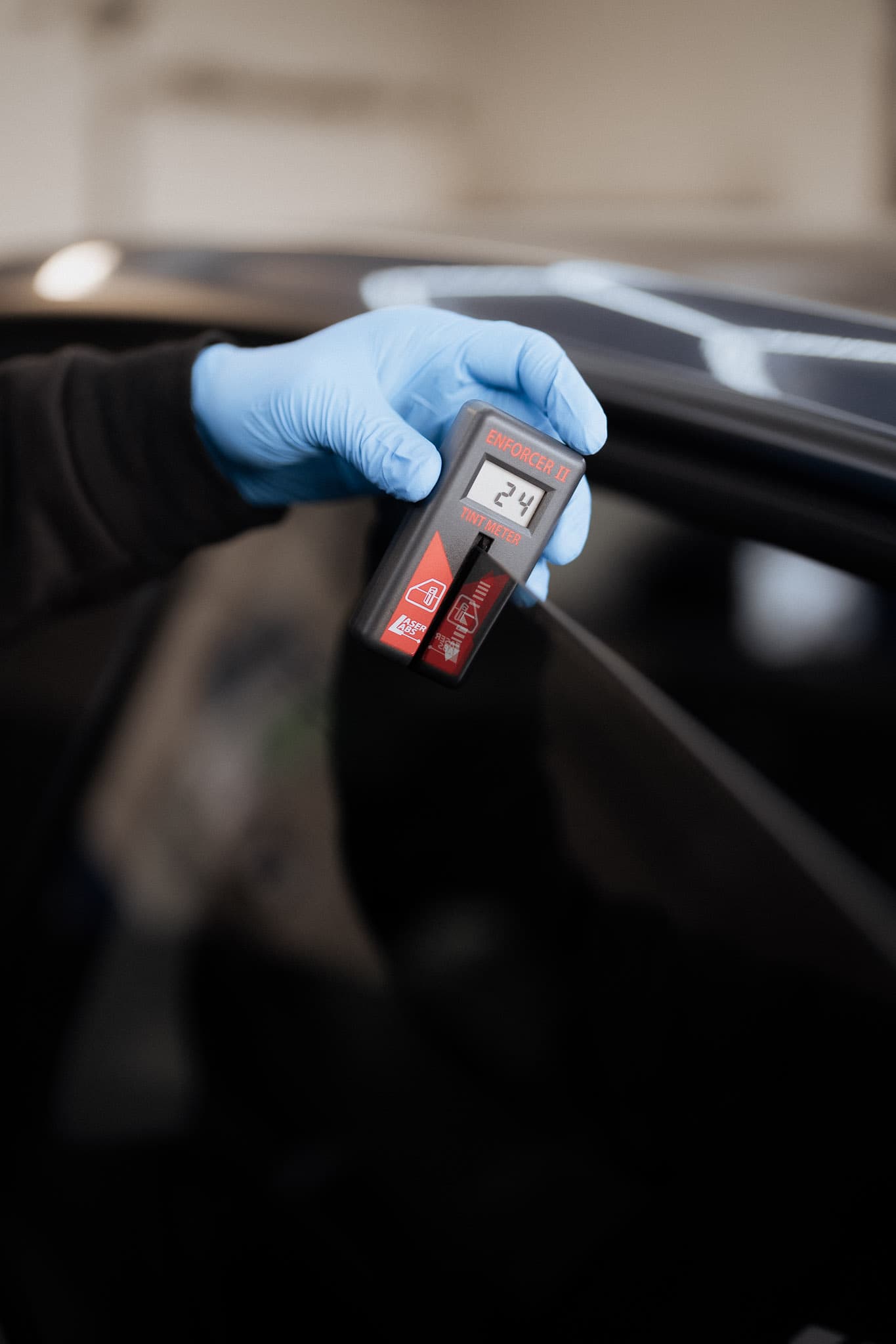 Tinting quality inspection